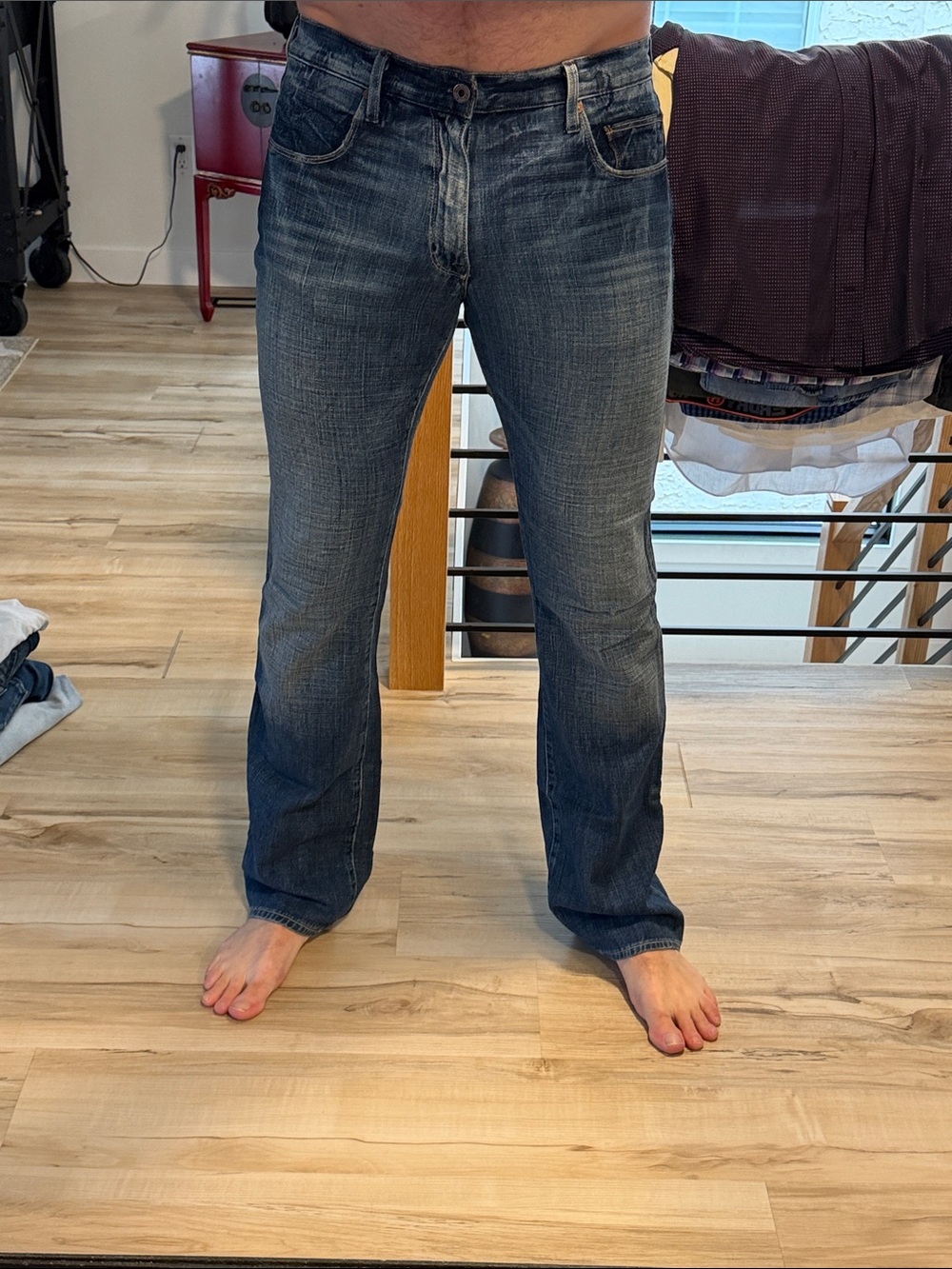 Chip & Pepper Men's Blue Bootcut Jeans